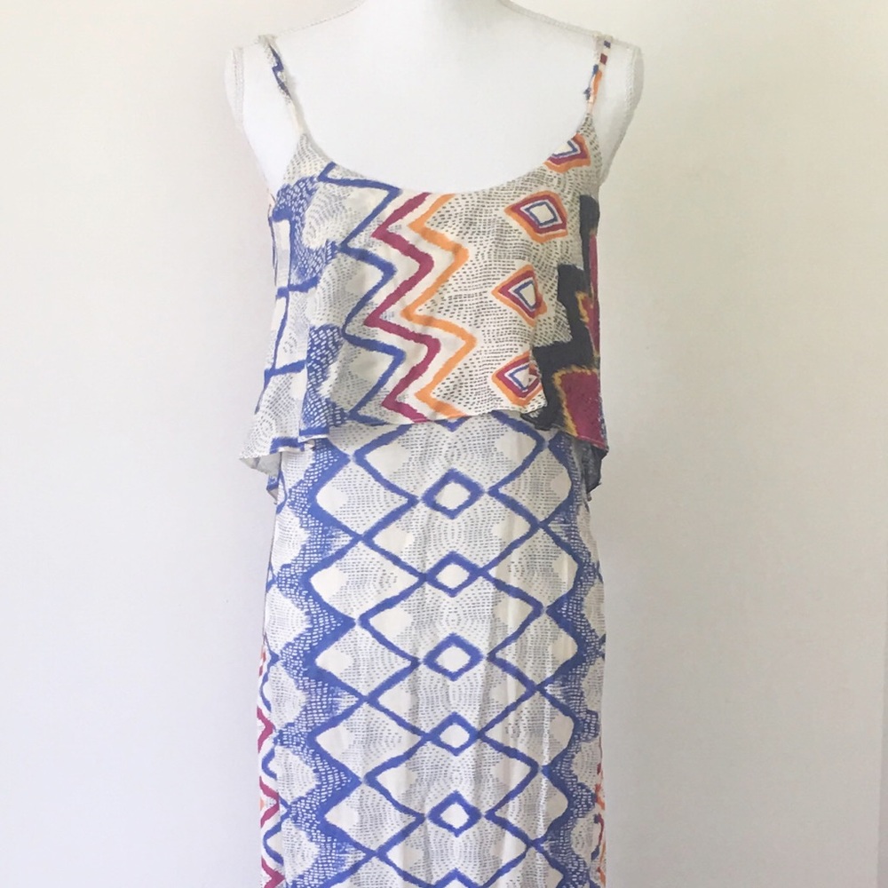 •ARK & CO.• Tribal Print Maxi Dress